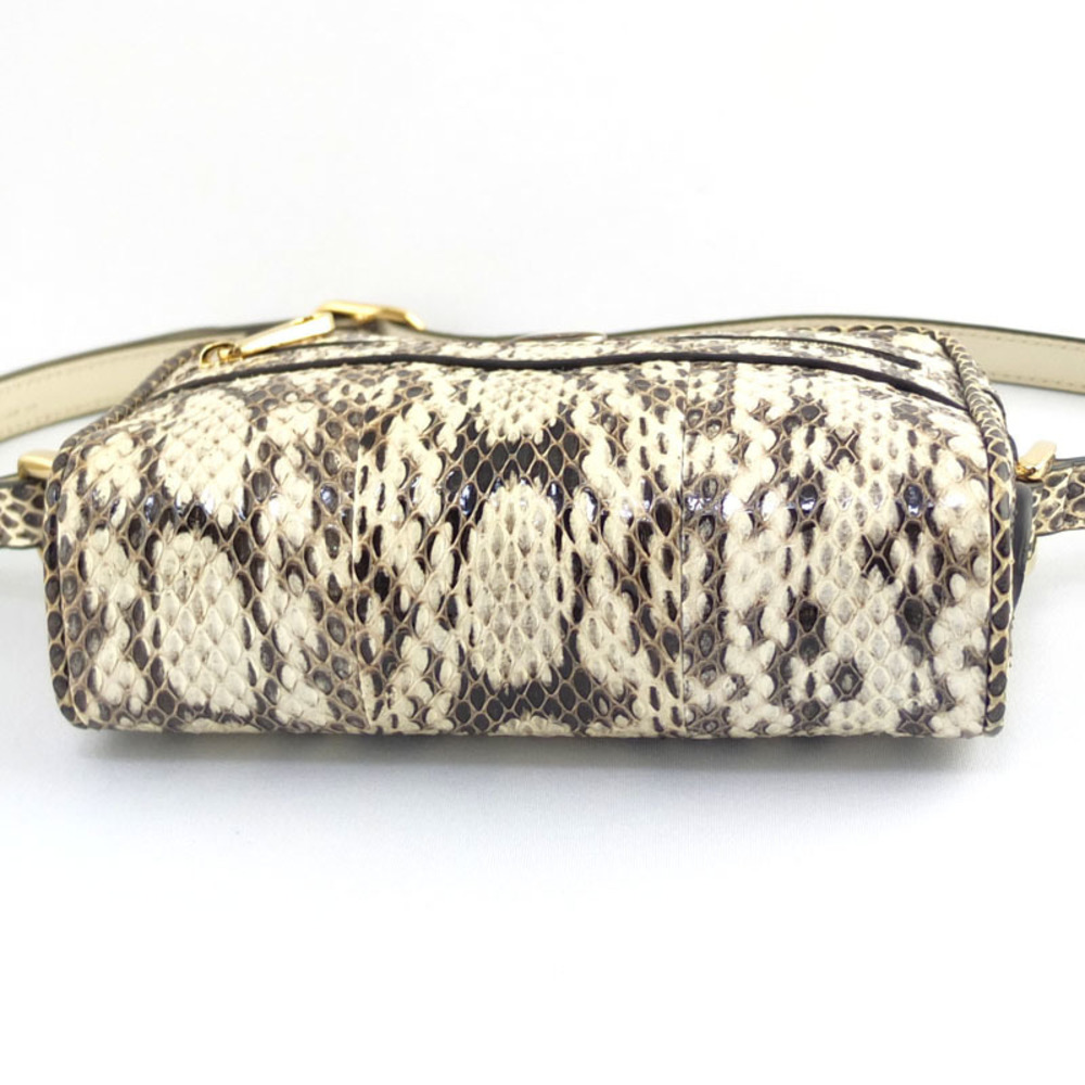 Gucci Ophidia Gg Python Gold Hardware Shoulder Bag - image 3